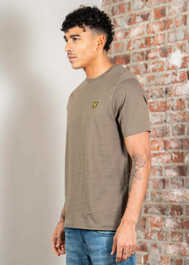 Lyle & Scott T-shirts Plain t-shirt - khaki ash