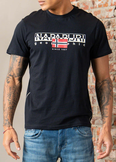 Napapijri T-shirts S aylmer - black