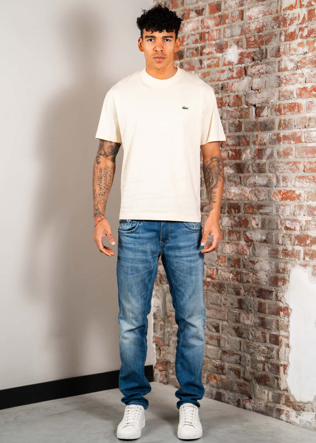 Lacoste T-shirts Cotton t-shirt - naturel clair