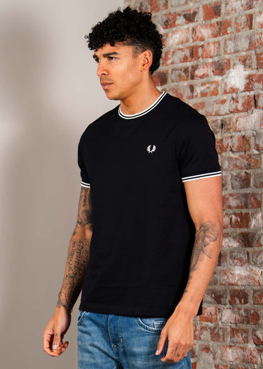 Fred Perry T-shirts Twin tipped t-shirt - black