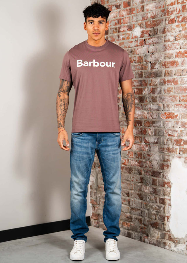 Barbour T-shirts Barbour logo t-shirt - peppercorn