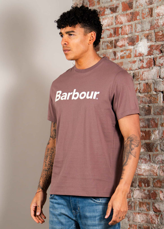 Barbour T-shirts Barbour logo t-shirt - peppercorn