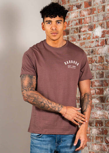 Barbour T-shirts Barbour preppy t-shirt - peppercorn