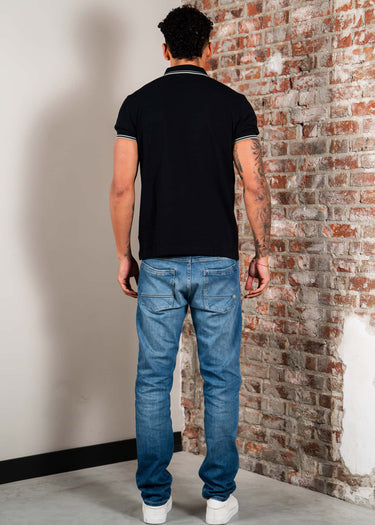 Fred Perry Polo's Twin tipped fred perry shirt - navy seagrass