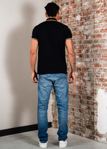 Fred Perry Polo's Twin tipped fred perry shirt - black PS9