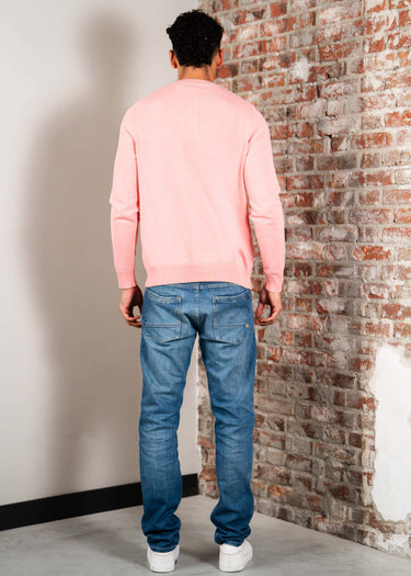 Lyle & Scott Truien Cotton crew neck jumper - pink grapefruit