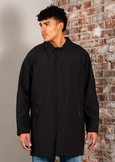 Aquascutum Jassen Softshell trench coat - black