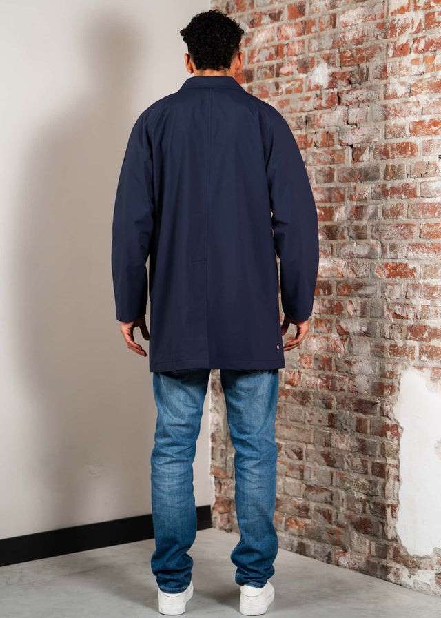 Aquascutum Jassen Softshell trench coat - navy