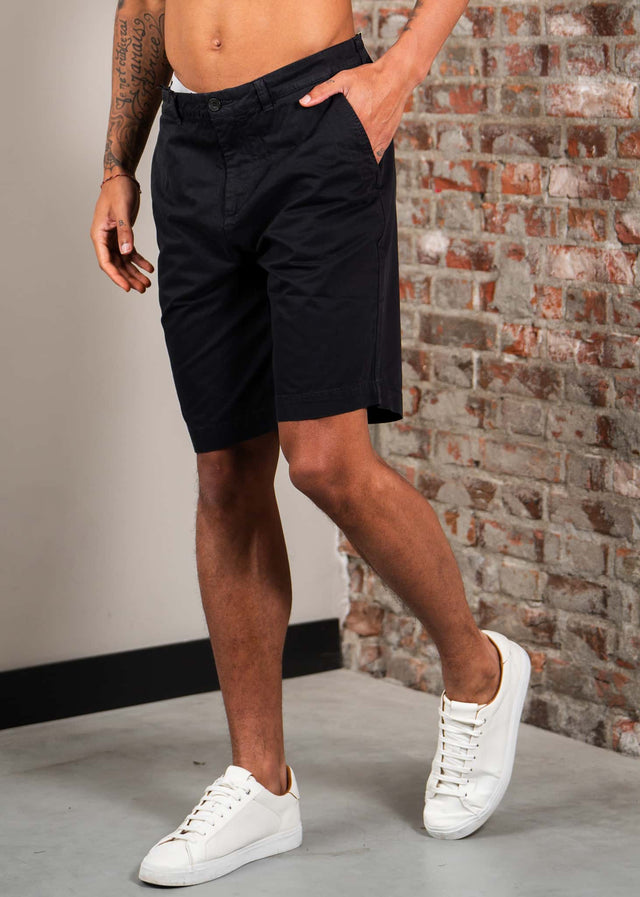 Lyle & Scott Korte Broeken Chino short - jet black