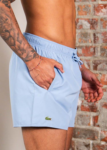 Lacoste Korte Broeken Short quick dry swim trunks - aphylla green