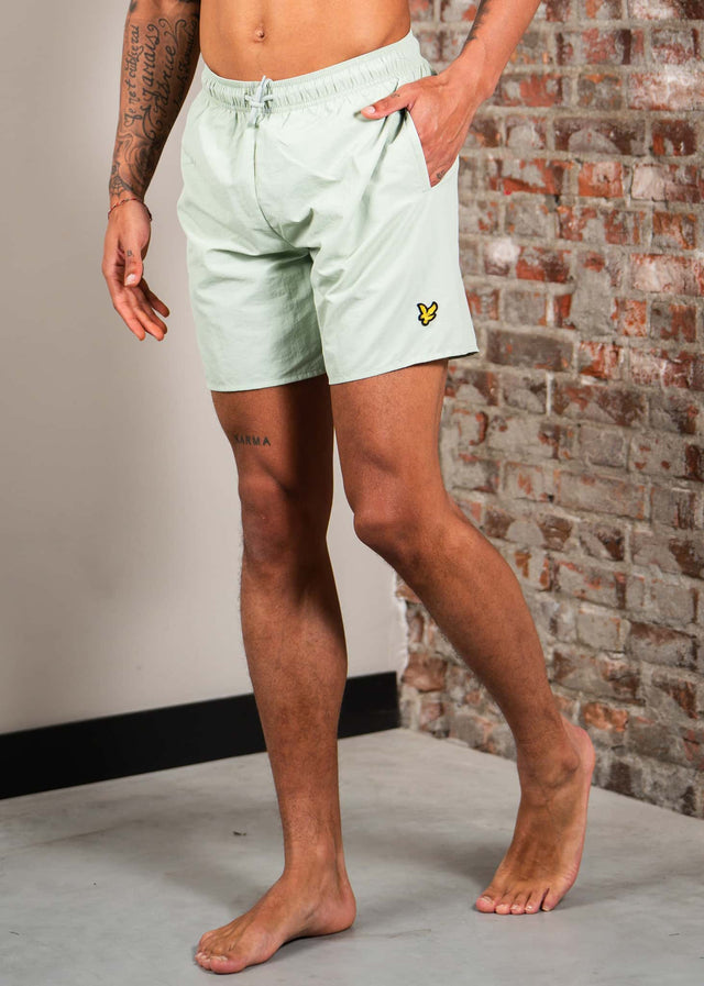 Lyle & Scott Zwembroeken Plain swim short - misty sage