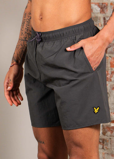 Lyle & Scott Zwembroeken Plain swimshort - gunmetal