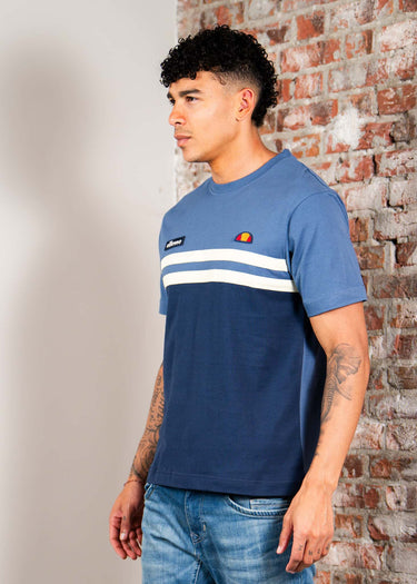 Ellesse T-shirts Venire tee - navy light yellow