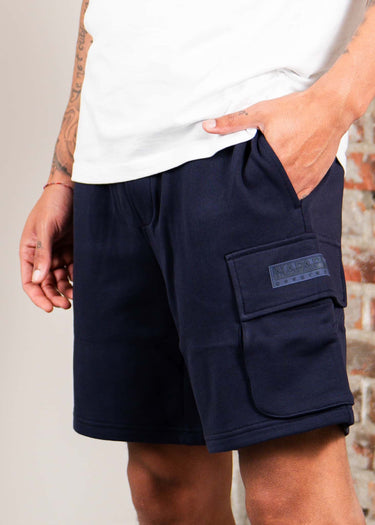 Napapijri Korte Broeken N box logo cargo - blu marine