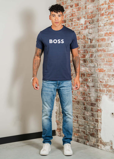 Hugo Boss T-shirts T-shirts rn - navy