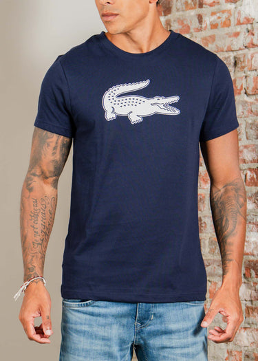 Lacoste T-shirts Lacoste logo t-shirt - navy blue white