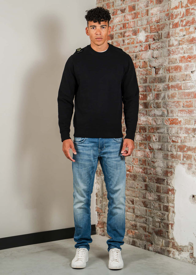 MA.Strum Truien Mastrum crew sweat - jet black