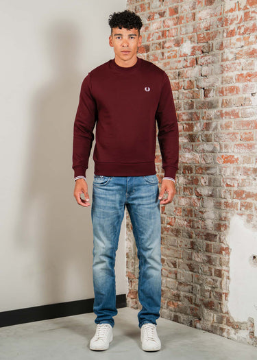 Fred Perry Truien Crew neck sweatshirt - oxblood ecru