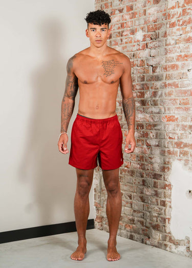 Fred Perry Zwembroeken Swimshorts - burnt red