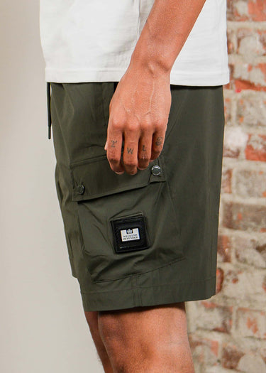 Weekend Offender Korte Broeken Baraki travel stretch cargo - black forest