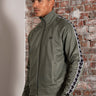 Fred Perry Vesten Taped track jacket - laurel wreath green black