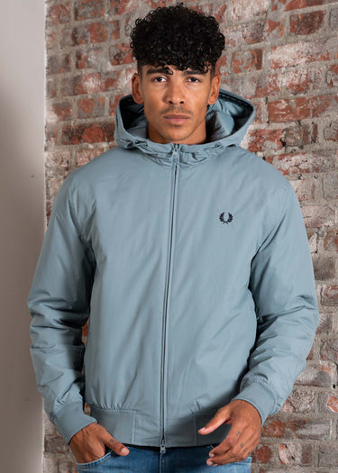 Fred Perry Jassen Hooded brentham jacket - stockport blue