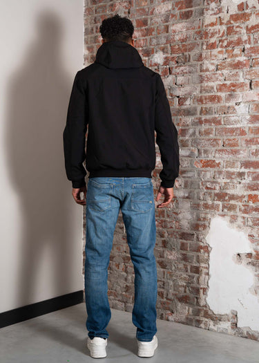 Lyle & Scott Jassen Fleece back softshell jacket - jet black