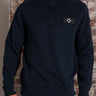 MA.Strum Truien Neo quarter zip sweat - ink navy