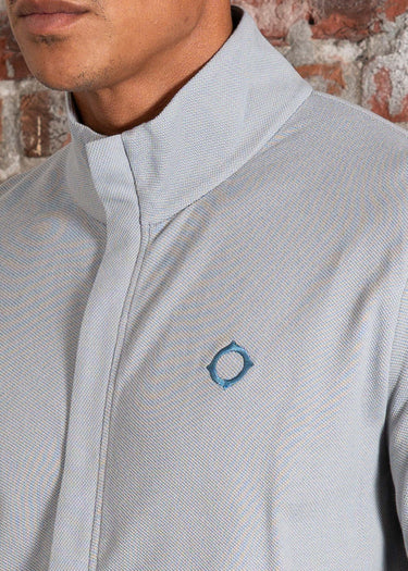 MA.Strum Vesten Pique full zip - battleship grey