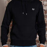 Fred Perry Hoodies Tipped hooded sweatshirt - black