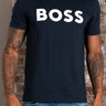 Hugo Boss T-shirts Thinking - dark blue
