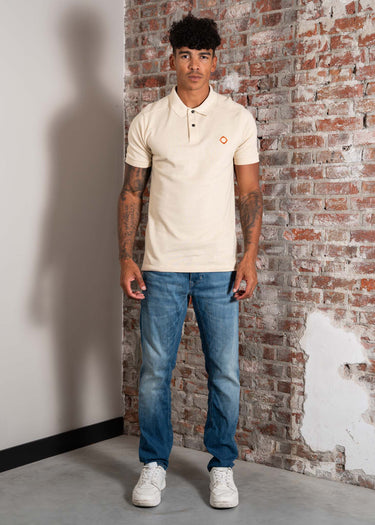 MA.Strum Polo's Ss pique polo - burnt cream
