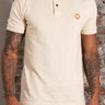 MA.Strum Polo's Ss pique polo - burnt cream