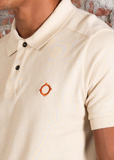MA.Strum Polo's Ss pique polo - burnt cream