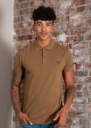 Fred Perry Polo's Plain polo - shaded stone dark petrol