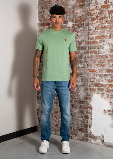 Lyle & Scott T-shirts Plain t-shirt - smoke green