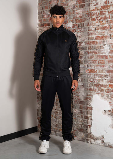 Fred Perry Joggingbroeken Contrast tape track pant - black shaded stone
