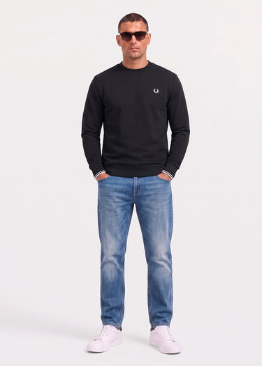 Fred Perry Truien Crew neck sweatshirt - black