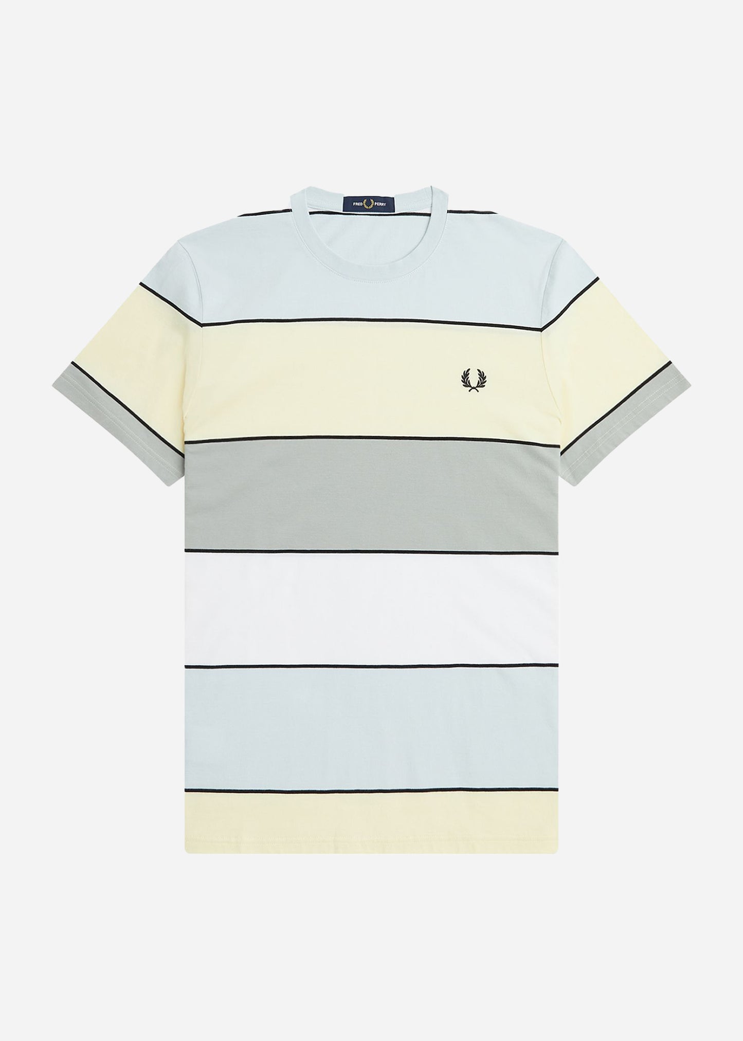 Fred Perry T-shirts  Bold stripe t-shirt - ice cream 