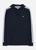 Weekend Offender Hoodies  Lo sung - navy blue house check 