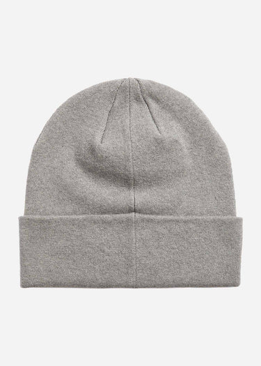 Lyle & Scott Mutsen Cotton merino beanie - mid grey marl