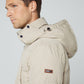 Hackett London Jassen  Long hooded puffer - rope 