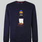 Hackett London Truien  Harry logo crew - navy 