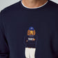 Hackett London Truien  Harry logo crew - navy 