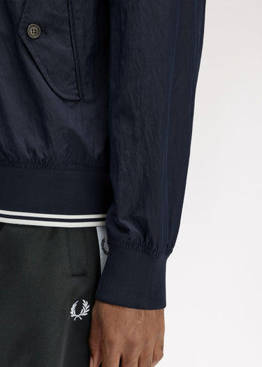 Fred Perry Jassen Crinkle harrington jacket - navy