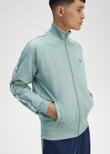 Fred Perry Vesten Taped track jacket - silver blue