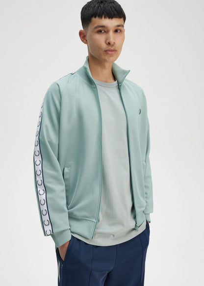 Fred Perry Jassen Taped track jacket - silver blue