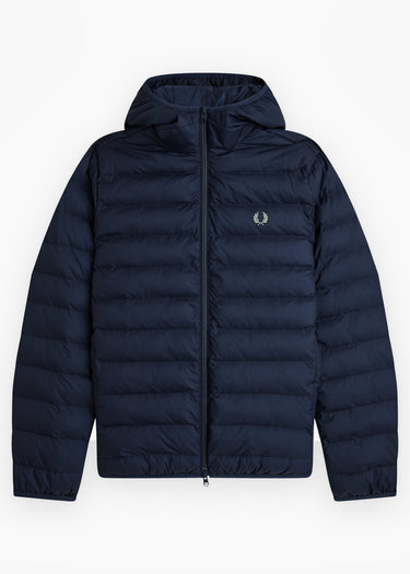 Fred Perry Jassen Hooded insulated jacket - dark airforce