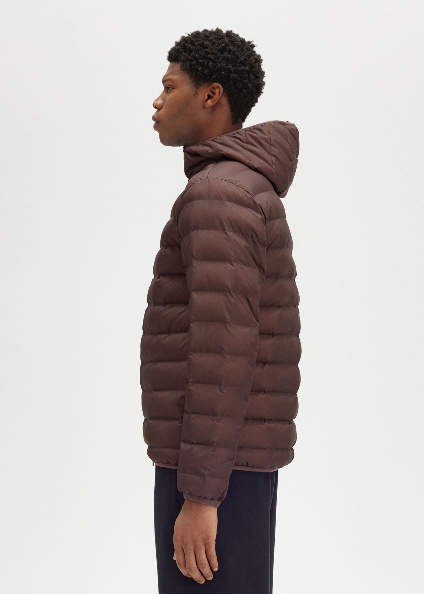 Fred Perry Jassen  Hooded insulated jacket - carrington-road-brick 