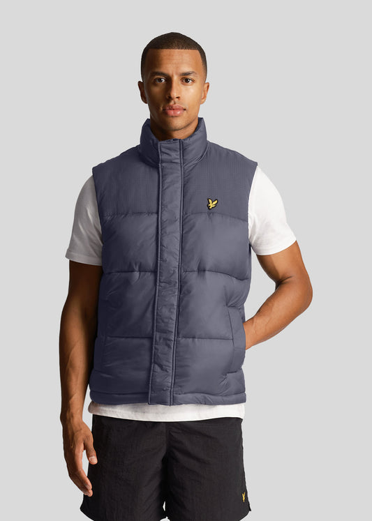 Lyle & Scott Bodywarmers  Wadded gilet - gunmetal 